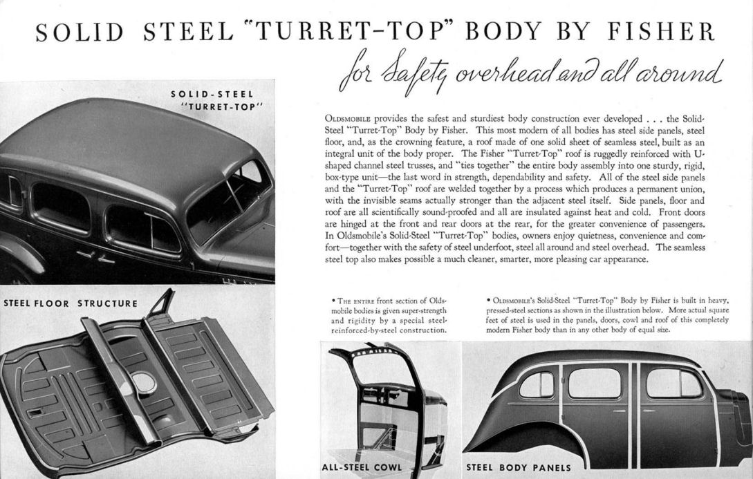 1936 Oldsmobile Motor Cars Brochure Page 21